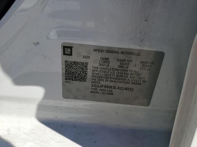 1G1JF5SB3L4114031 Chevrolet Sonic Premier