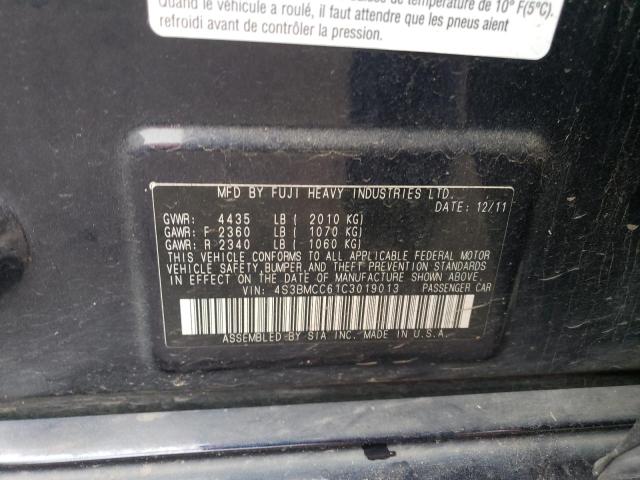 Auction sale of the 2012 Subaru Legacy 2.5i Premium , vin: 4S3BMCC61C3019013, lot number: 182122333