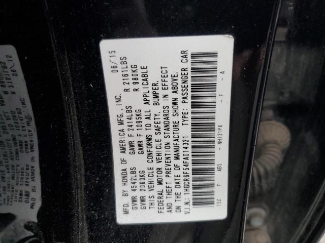 1HGCR6F54FA014321 Honda Accord Hybrid Exl