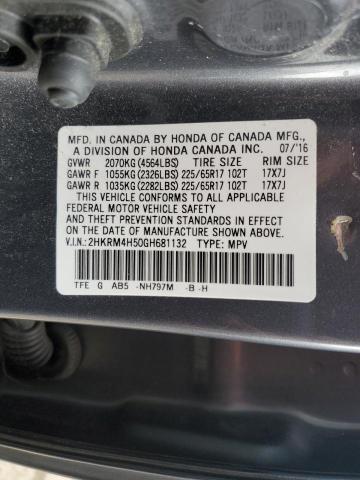 2HKRM4H50GH681132 Honda CR-V EX