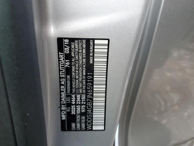WDDSJ4GB7JN659191 Mercedes-Benz CLA 250 4MATIC