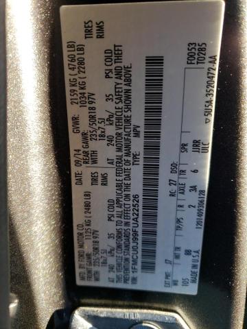 1FMCU0J99FUA22526 Ford Escape Titanium