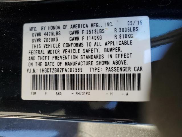 1HGCT2B82FA007569 Honda ACCORD EXL