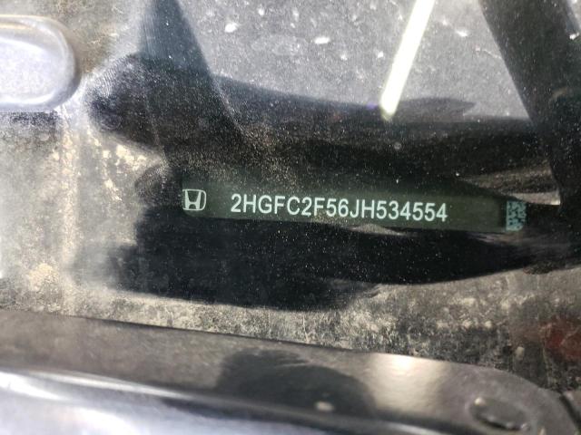 2HGFC2F56JH534554 Honda Civic Lx