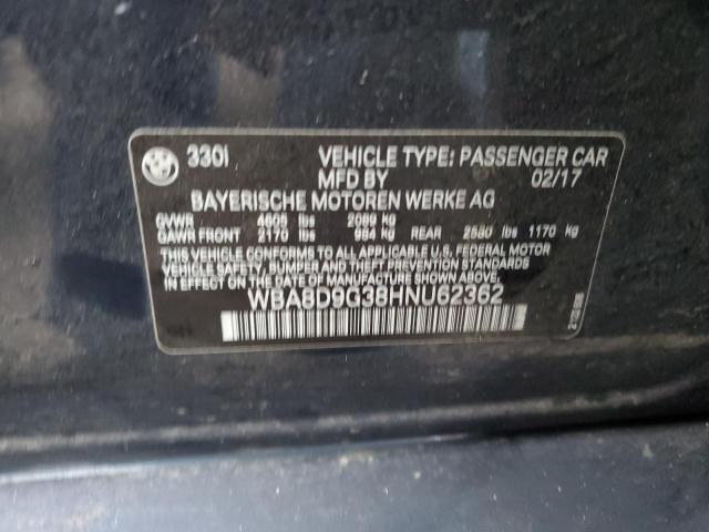 WBA8D9G38HNU62362 BMW 330 XI