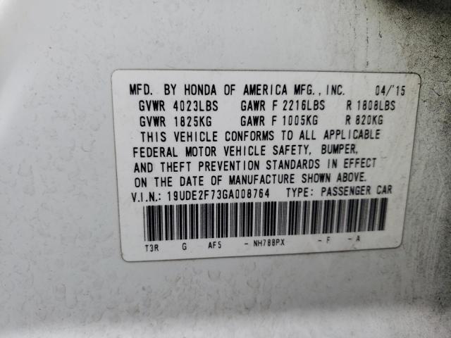 19UDE2F73GA008764 Acura Ilx Premium