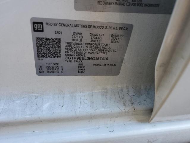 3GTP9EEL3NG157416 GMC Sierra Limited K1500 At4
