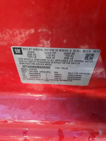 3GTU2UEC8EG225422 GMC Sierra K1500 Sle