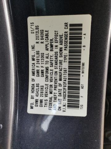 1HGCR3F83FA017087 Honda ACCORD EXL