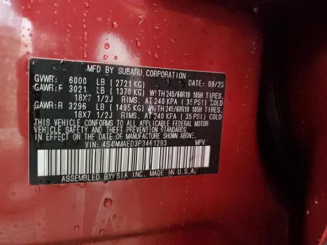 4S4WMAED3P3461293 Subaru Ascent Premium