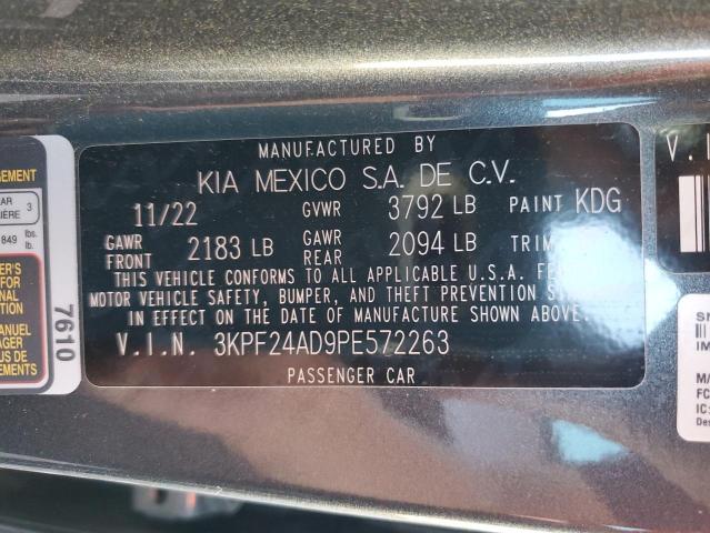 3KPF24AD9PE572263 KIA FORTE LX