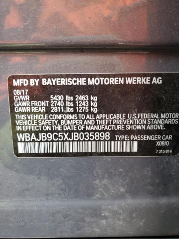 WBAJB9C5XJB035898 BMW M550xi
