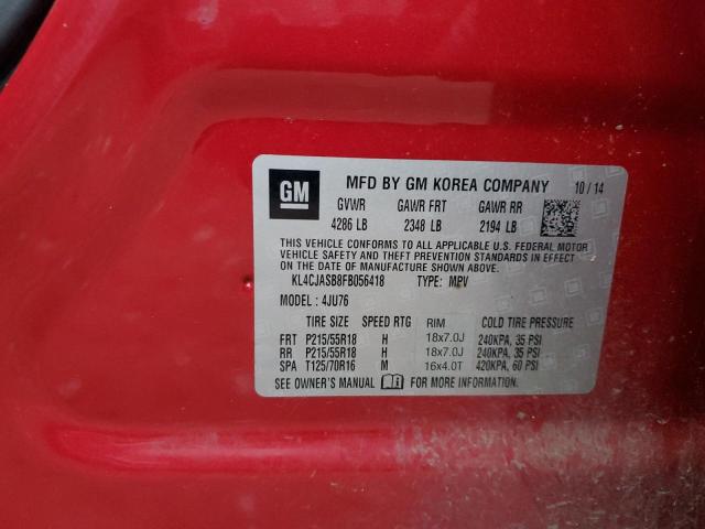 KL4CJASB8FB056418 Buick Encore