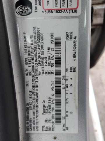 3FADP4EJ1EM205567 Ford FIESTA SE