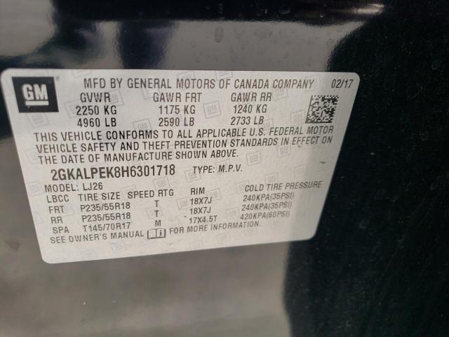 2GKALPEK8H6301718 GMC Terrain Slt