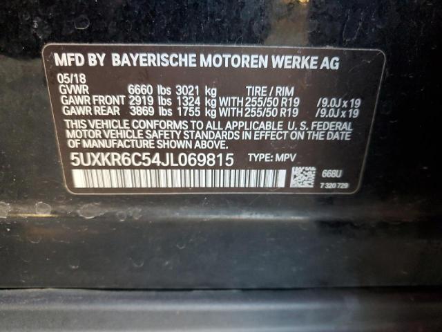 5UXKR6C54JL069815 BMW X5 Xdrive50i