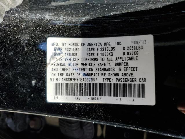 Honda Accord Sport 2014 1HGCR2F50EA037957 Image 12