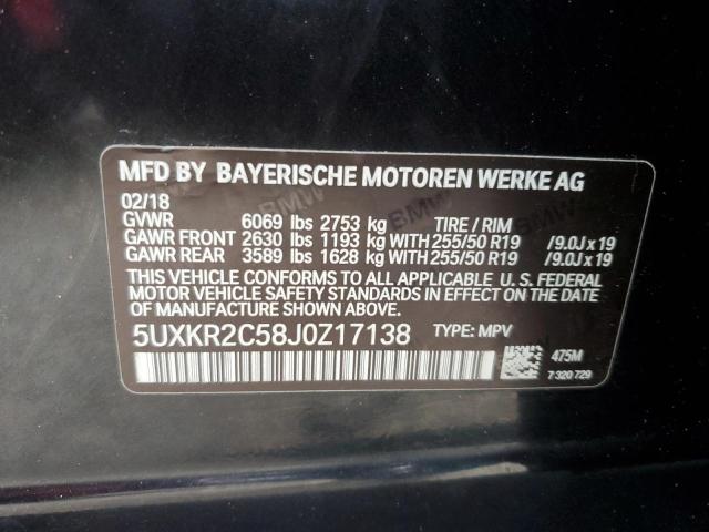 5UXKR2C58J0Z17138 BMW X5 Sdrive35i
