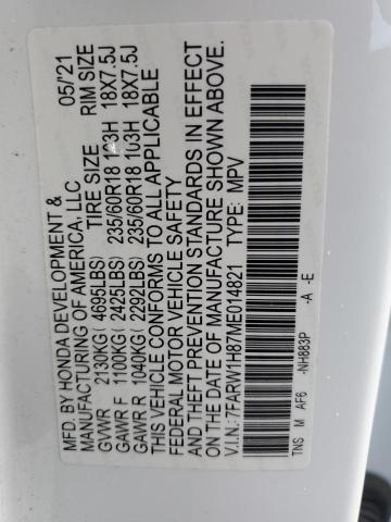7FARW1H87ME014821 Honda CR-V EXL