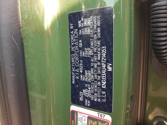 KNDJ33AU4P7214053 KIA SOUL EX