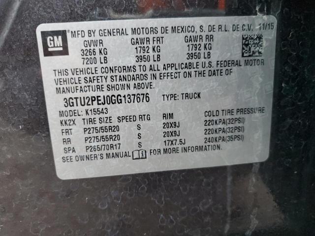 3GTU2PEJ0GG137676 GMC Sierra K1500 Denali