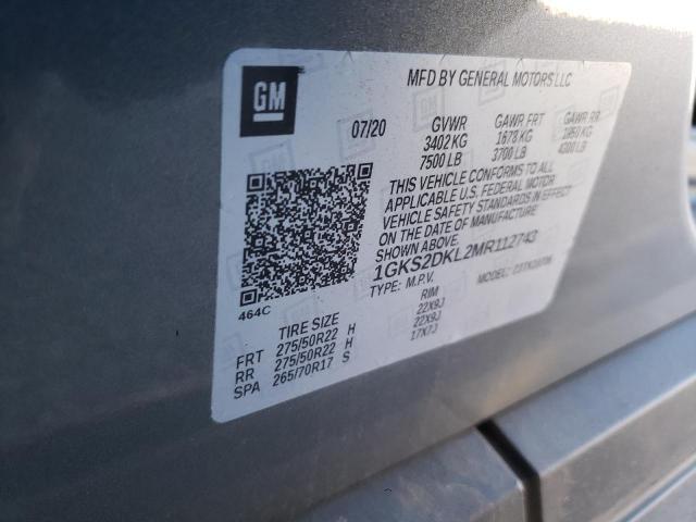 1GKS2DKL2MR112743 GMC YUKON DENALI
