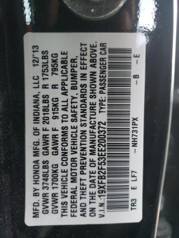 19XFB2F53EE200372 Honda Civic Lx