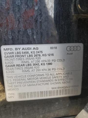WA1BNAFYXJ2150548 Audi Q5 Premium Plus