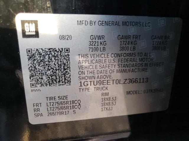 1GTU9EET0LZ366113 GMC Sierra K1500 At4
