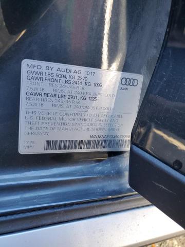 WA18NAF43JA079058 Audi A4 Allroad Premium Plus