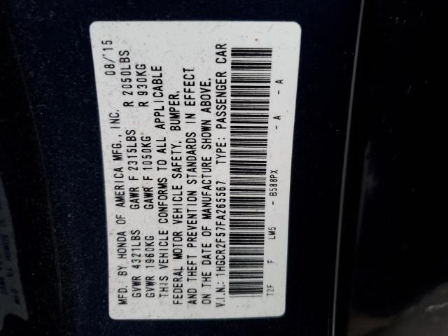 1HGCR2F57FA265567 Honda Accord Sport