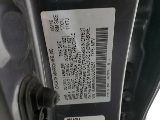 5J6RM4H56GL089255 Honda CR-V EX