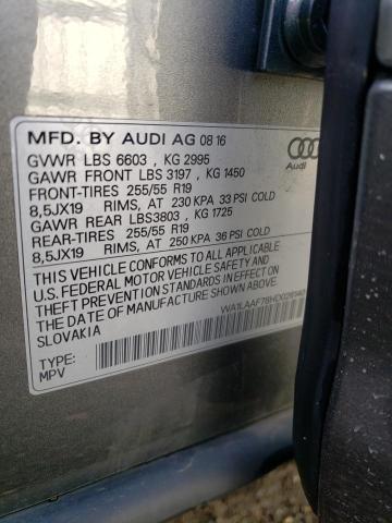 WA1LAAF78HD026140 Audi Q7 Premium Plus