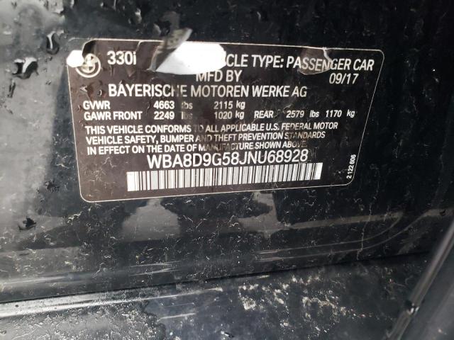 WBA8D9G58JNU68928 BMW 330 XI