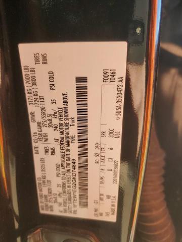 1FTEW1EG2GKD74849 Ford F150 Supercrew