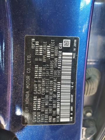 JHMCR6F57HC019050 Honda Accord Hybrid Exl