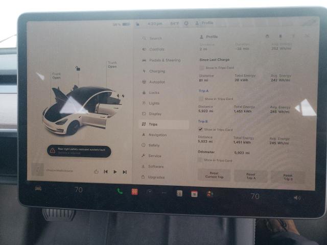 5YJ3E1EA0PF572445 Tesla MODEL 3