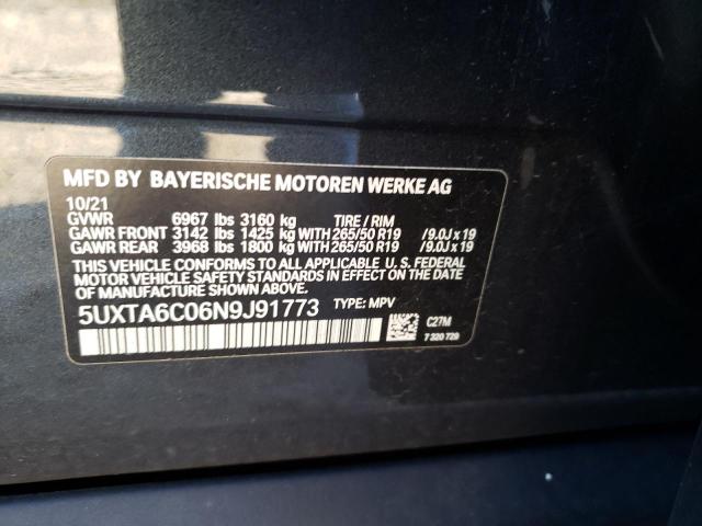 5UXTA6C06N9J91773 BMW X5 Xdrive45e