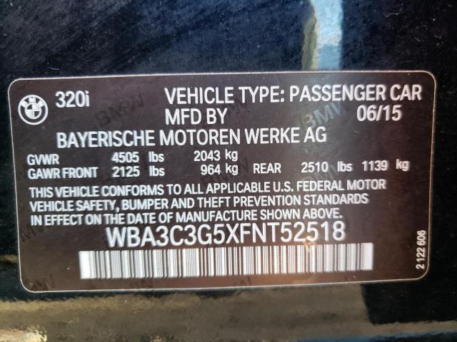 WBA3C3G5XFNT52518 BMW 320 I Xdrive