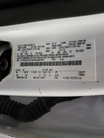 1FTEW1EF2HKE26750 Ford F150 Supercrew
