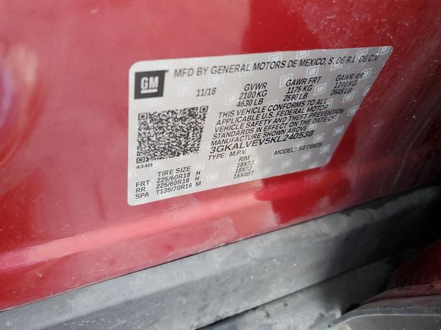 3GKALVEV5KL240538 GMC Terrain Slt