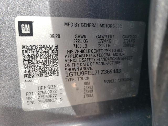 1GTU9FEL7LZ369483 GMC Sierra K1500 Denali