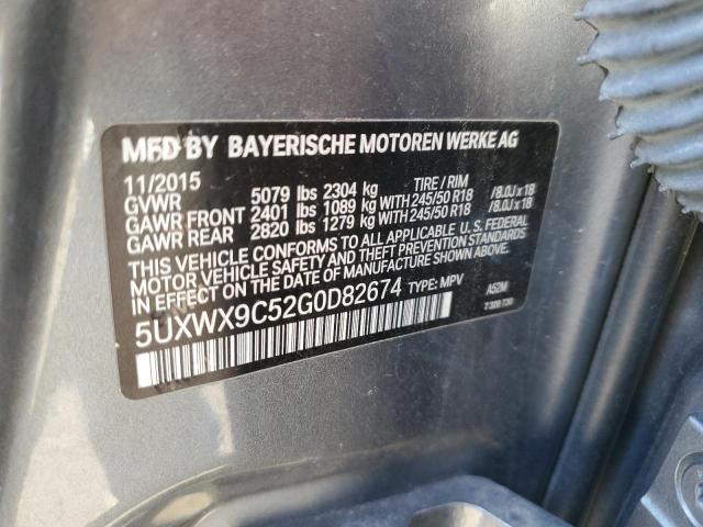 5UXWX9C52G0D82674 BMW X3 Xdrive28i