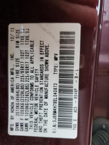 5J6RM4H79EL040873 Honda CR-V EXL
