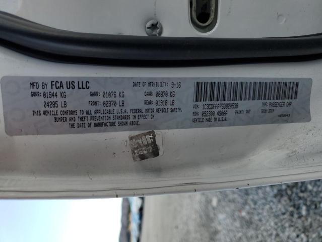 1C3CDFFA7GD820538 Dodge Dart Sxt Sport