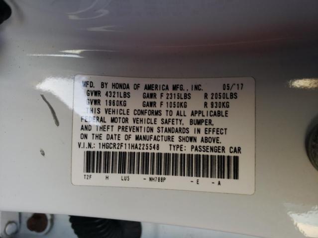 1HGCR2F11HA225548 Honda Accord Sport Special Edition