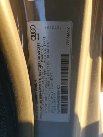 WUAW2AFC5GN904924 Audi RS7