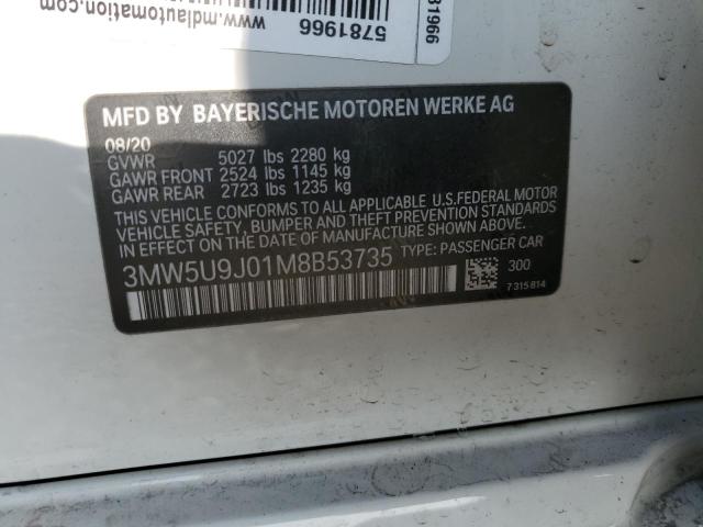 3MW5U9J01M8B53735 BMW 2021