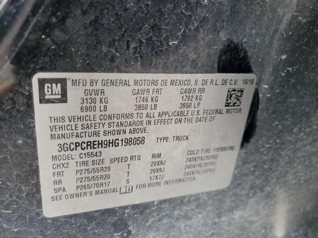3GCPCREH9HG198058 Chevrolet Silverado