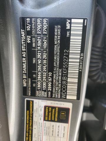 WDC0J8JB1KF552712 Mercedes-Benz GLC COUPE